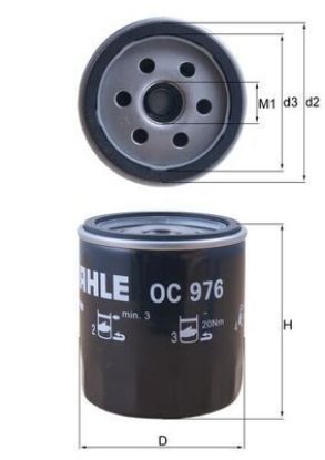 Oil FilterPSA - 1109L1, CHEVROLET - 96818899