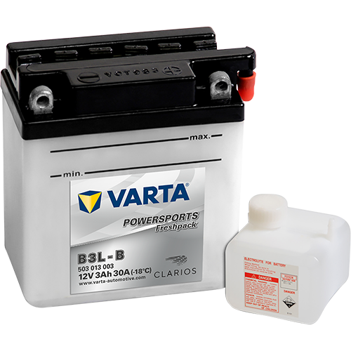 Starter Battery3Ah 30A 100*058*112 ,12V - +