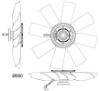 Fan, engine cooling