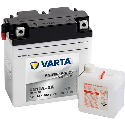 Starter Battery11Ah 80A 122*061*135 , 6V - +