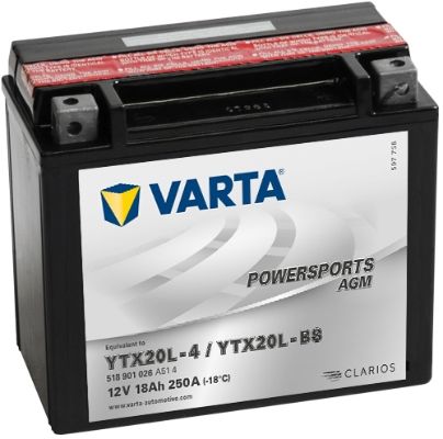 Starter Battery18Ah 250A 177*088*156 ,12V LF - +