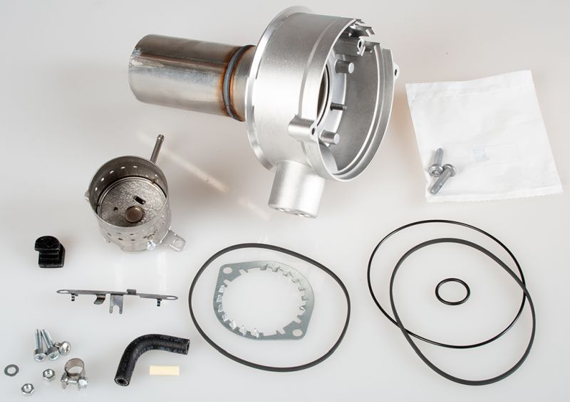 Burner set, auxiliary heater 