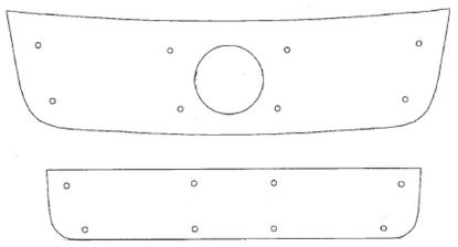 Trim/Protective Strip, radiator grille VW Passat 2001-2005