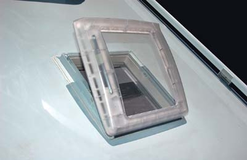 Sunroof Vent Manual, pool-läbipaistev (ava suurus 40x40cm)