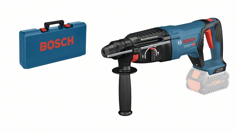 Electrical Tool Set (rechargeable) GBH 18V-26D Bulldog, SOLO, 18V, 4 - 26 mm
