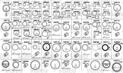 Seal, coolant tube O-rõngastihendid 60 erinevat 600 tk