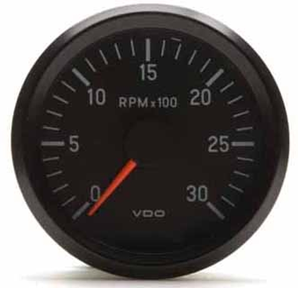 Revolution Counter 12V 80mm 0 - 3000 p/min