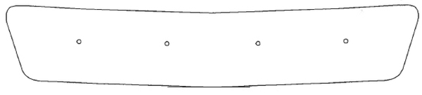 Trim/Protective Strip, radiator grille MB Vito 1996-2003