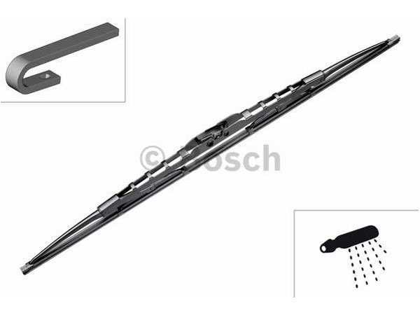 Wiper Blade Twin HCV N71 700mm düüsiga