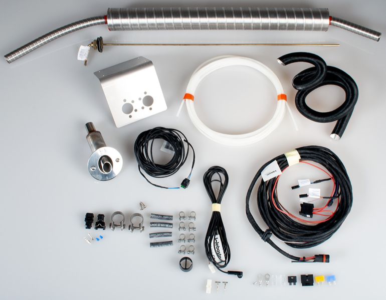 Assembly kit, auxilliary heater 