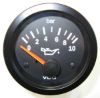 Gauge, Oil pressure mootoriõlile 12V 52mm 0 - 10bar