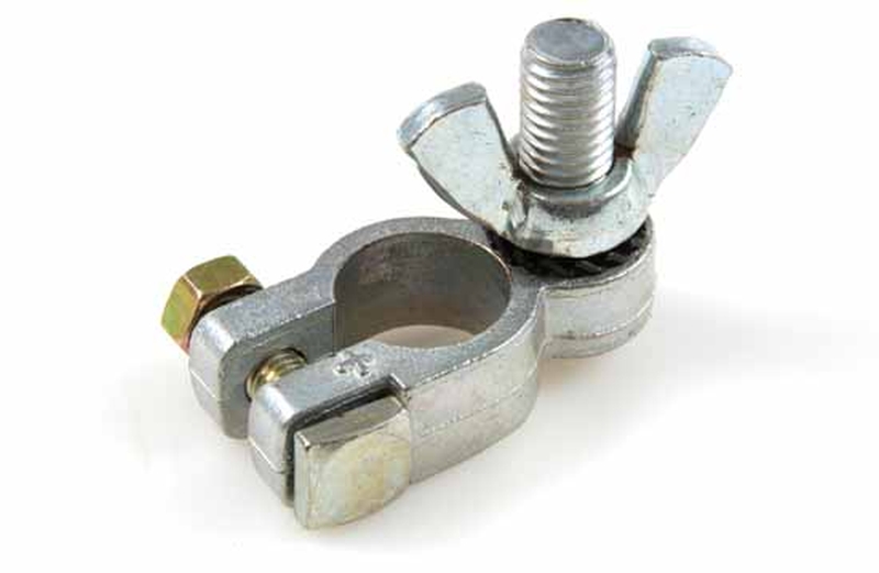 Battery Terminal Clamp + poldile M10 liblikmutter