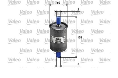 Fuel Filter OPEL, PEUGEOT, VW