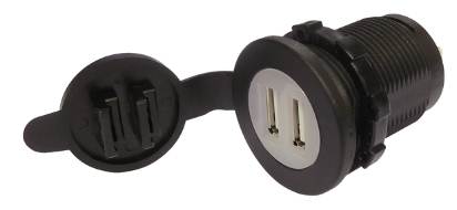 Socket USB pistik 2-ne 12/24V, 5V, 2,1A