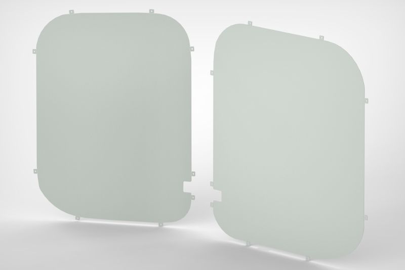 Body Floor, boot-/cargo area Tagauste akende kaitset läbipaistmatu Transit 14-