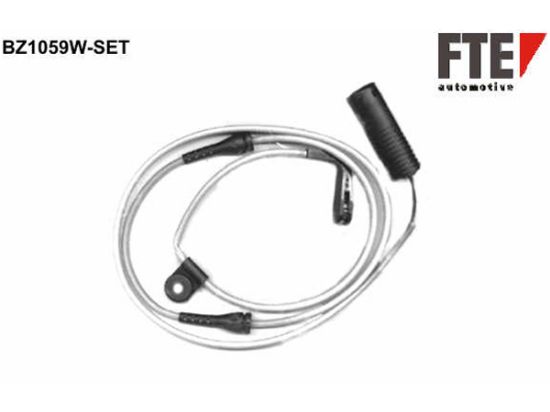 Warning Contact, brake pad wear 