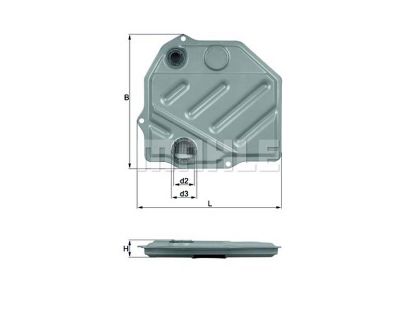 Hydraulic Filter, automatic transmission MB W124 - 126277095 722.3 / 722.4 / 4-speed gear
