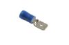 Terminal, electric universal parts plaatpistik 6.3x0.8mm sinine