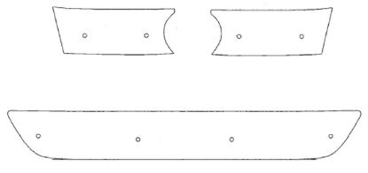 Trim/Protective Strip, radiator grille VW Polo 2009-2014