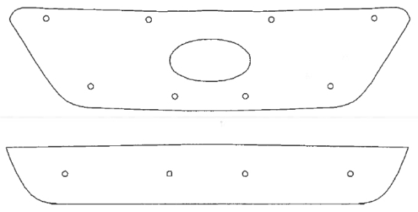 Trim/Protective Strip, radiator grille Kia Ceed 2007-2010