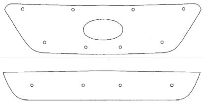 Trim/Protective Strip, radiator grille Kia Ceed 2007-2010