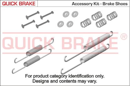 Accessory Kit, parking brake shoes 