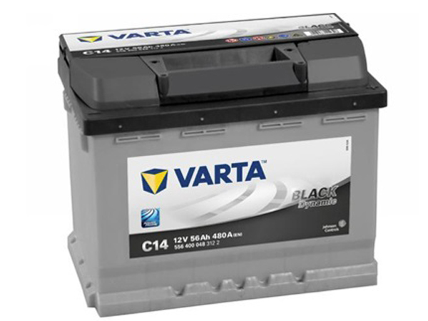 Starter Battery 56Ah 480A 242*175*190 - + BLACK dynamic