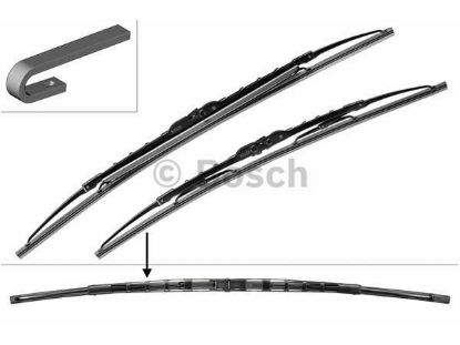 Wiper Blade TWIN 583S SET spoiler 530/530mm
