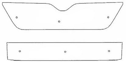 Trim/Protective Strip, radiator grille Skoda Fabia 2010-2014