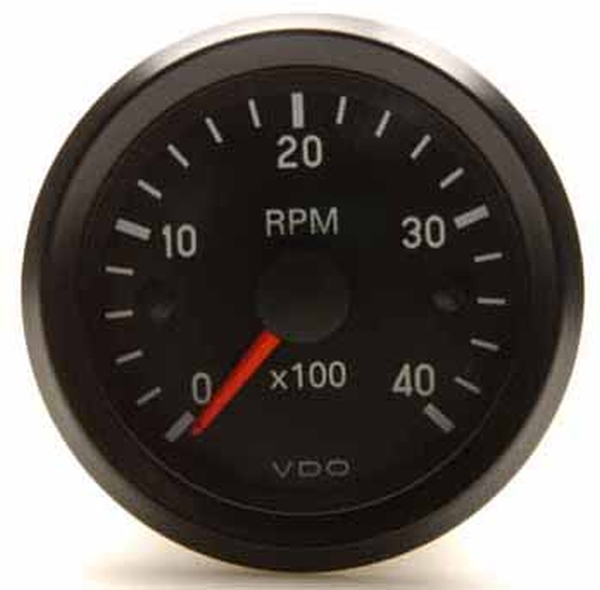 Revolution Counter 12V 52mm 0 - 4000 p/min