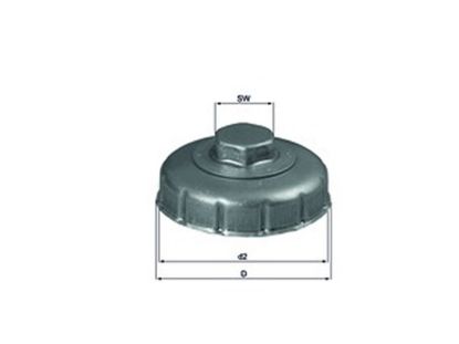 Oilflter Spanner läbim. 76 mm
