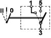 Switch 0-I-II 24V,8A