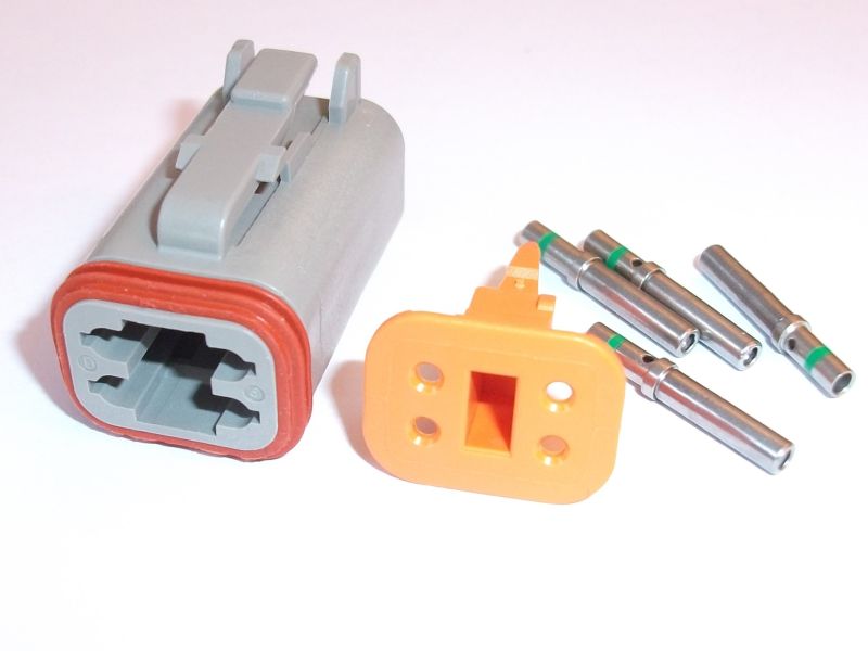 Socket Deutsch 4 pin EMA komplekt 1-2mm2