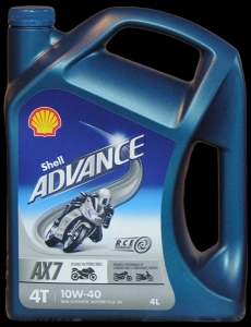 Engine Oil Advance 4T AX7 10W-40  4L