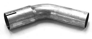 Centre/Rear Muffler Põlv 45° 38 mm