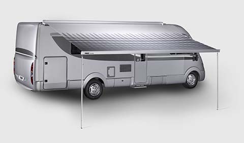 Camping Awning 9200 4,50x3,00m Mystic Gray/Anodized korpus