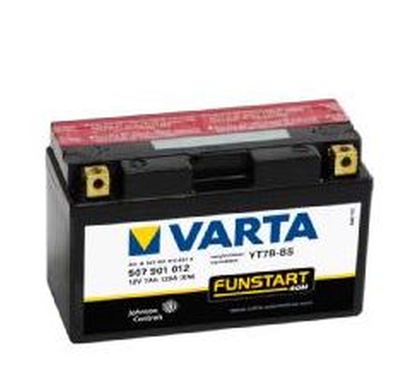 Starter Battery 7Ah 120A 150*66*94 ,12V LF + -