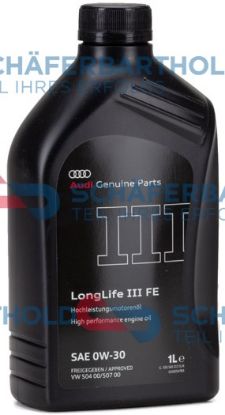 Engine Oil 0W-30, VW 504.00, VW 507.00, 1L