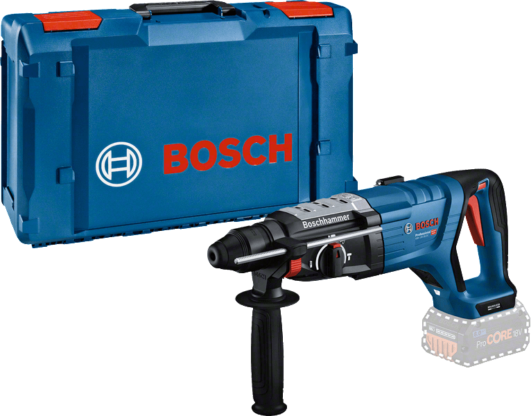 Electrical Tool Set (rechargeable) GBH 18V-28 DC (solo; XL), 18V, 4 - 28 mm