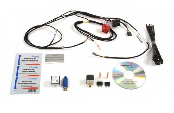 Assembly kit, auxilliary heater 