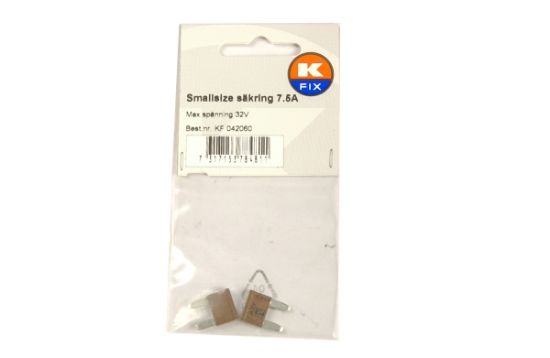 Fuse 7,5A 32V 2tk