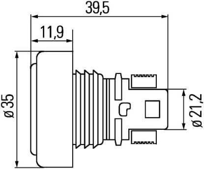 Outline Lamp LED valge 24V -