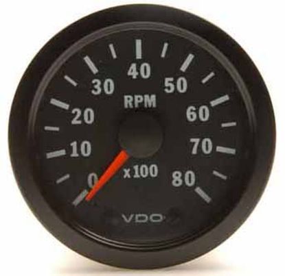 Revolution Counter 12V 52mm 0 - 8000 p/min