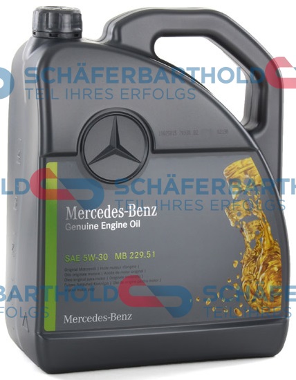 Engine Oil 5W-30, MB 229.51, 5L