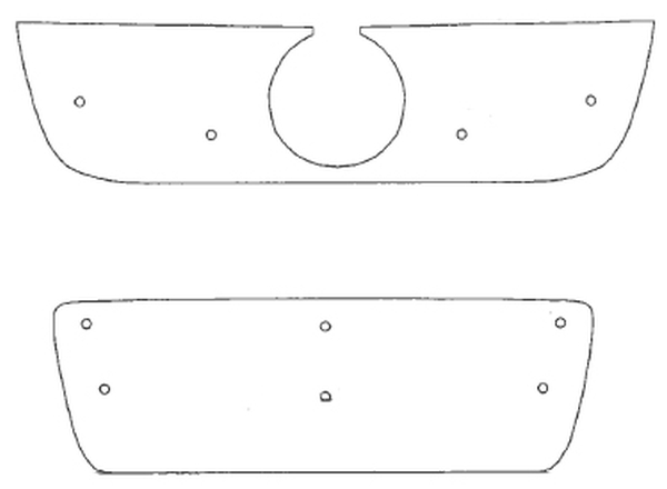 Trim/Protective Strip, radiator grille VW Bora 1998-2005