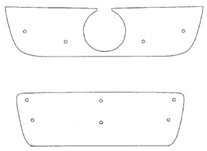 Trim/Protective Strip, radiator grille VW Bora 1998-2005
