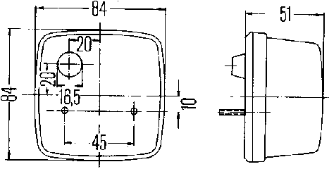 Tail Light Taga-pidurdustuli - E1 31453