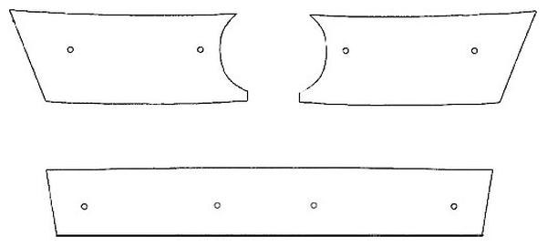 Trim/Protective Strip, radiator grille VW Passat 11-14