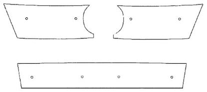 Trim/Protective Strip, radiator grille VW Passat 11-14