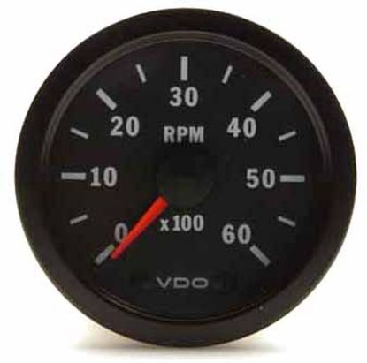 Revolution Counter 12V 52mm 0 - 6000 p/min